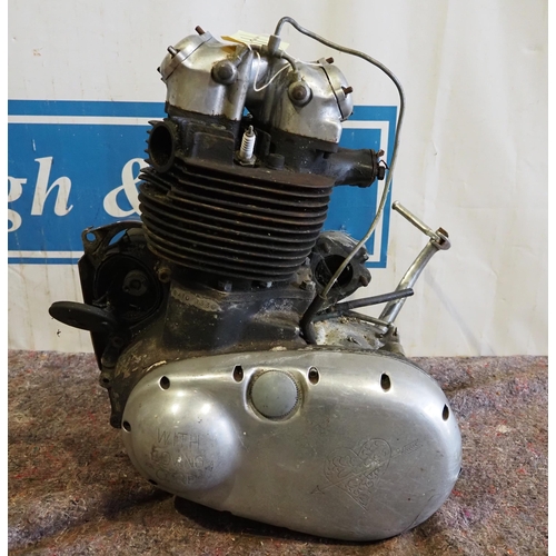 1061 - BSA 650cc engine with bolt on gearbox dynamo and no clutch kick start. Engine No. BA10 1339
