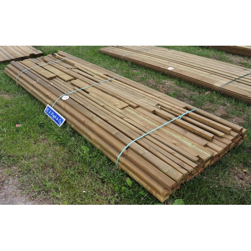 923 - Capping timber rails 3.6m - 45+others