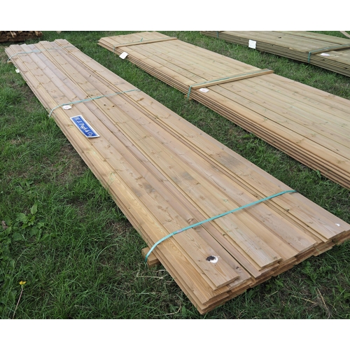 952 - Tongue and groove boards 5.1m x 150 x 25 - 24