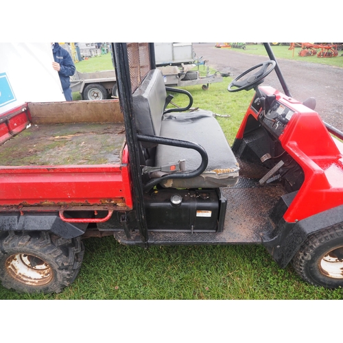 1526 - Kawasaki 4x4 mule. Runs. Key in office