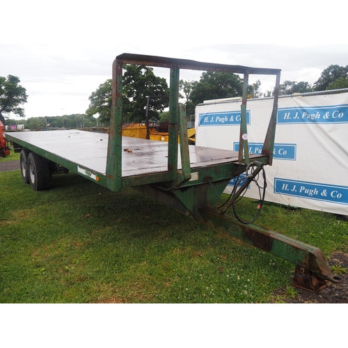 1564 - Merrick Login tandem axle bale trailer