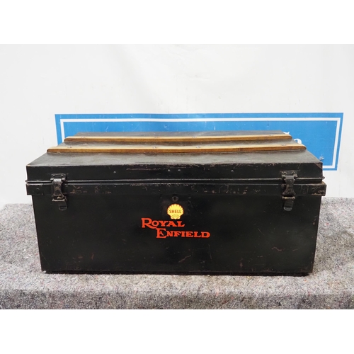 385 - Vintage 'Royal Enfield' tool chest