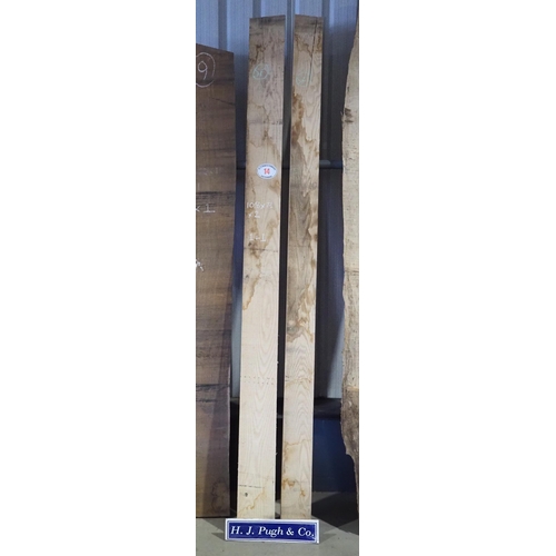14 - Oak planks 108x7½x2 - 1 + 1