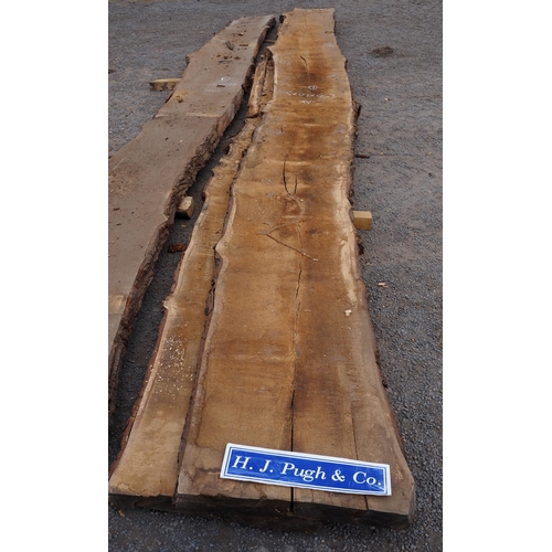 144 - Oak slab 250x20x3 - 1