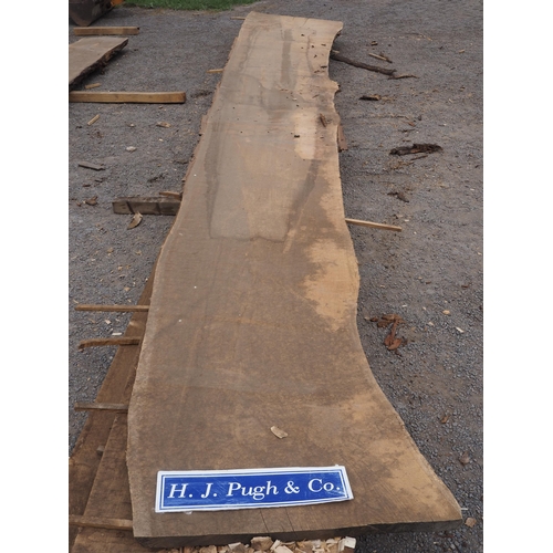 147 - Oak slab 241x31x1½ - 1