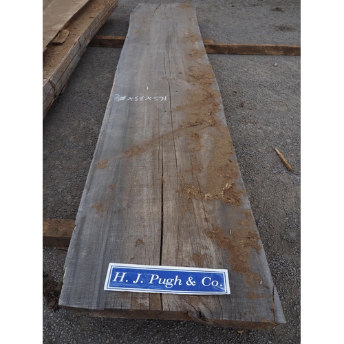 156 - Beech slab 165x33x3 - 1