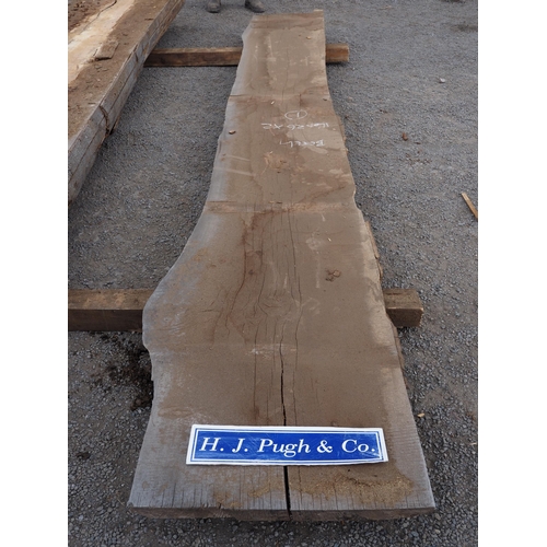 158 - Beech slab 160x26x2 - 1