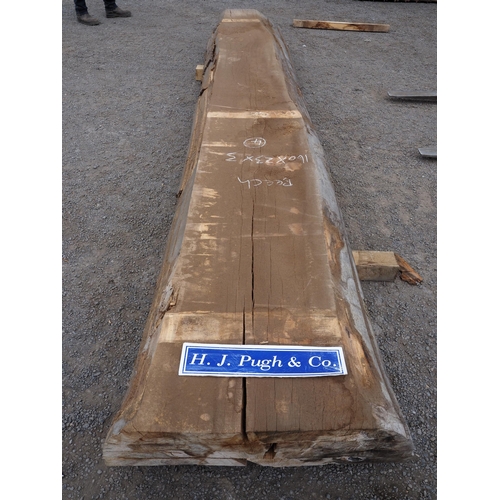 162 - Beech slab 160x23x3 - 4