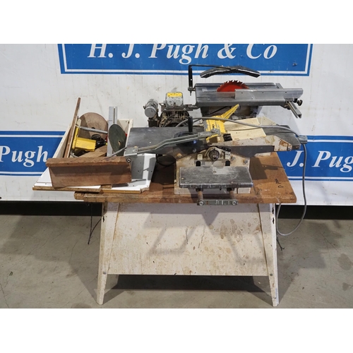 374 - Wood working multi tool with planer thicknesser, table saw, drill etc.