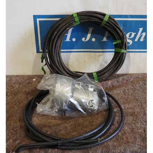 422 - 240 Volt air blower and armoured cable