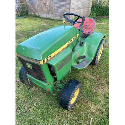 John deere discount 200 garden tractor