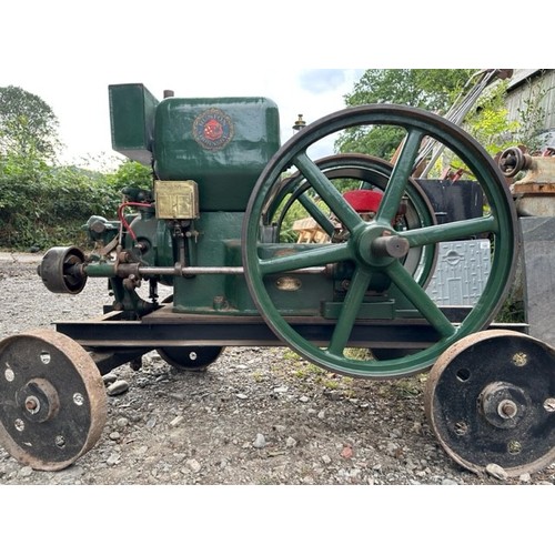 Ruston Hornsby 6 H.P. AP stationary engine. Oilers and starting handle ...