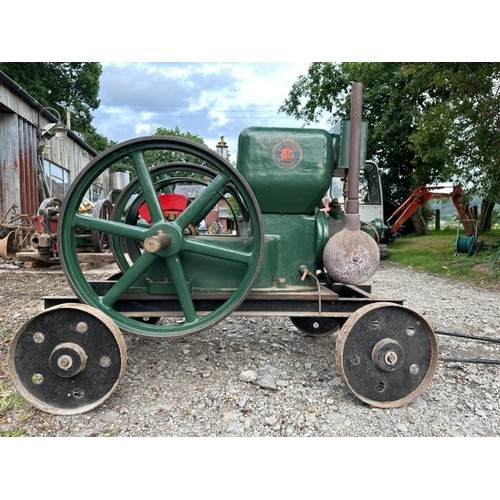 Ruston Hornsby 6 H.P. AP stationary engine. Oilers and starting handle ...