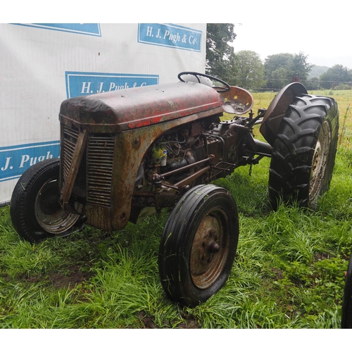 Ferguson TEA tractor. Petrol TVO. SN. 121550. Down swept exhaust. Good ...