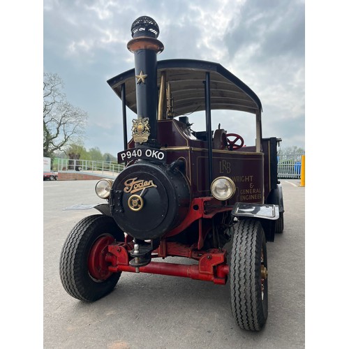 Foden C type steam wagon 