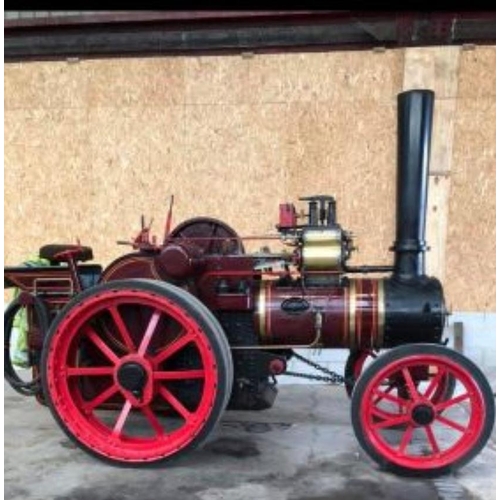 179 - Wallis & Steevens steam tractor. 4 Tonne. 3HP. Fully restored. Started its life as a steam roller un... 