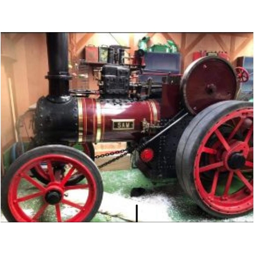 179 - Wallis & Steevens steam tractor. 4 Tonne. 3HP. Fully restored. Started its life as a steam roller un... 