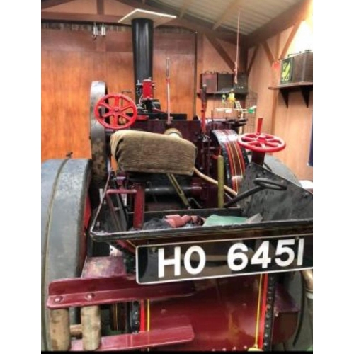 179 - Wallis & Steevens steam tractor. 4 Tonne. 3HP. Fully restored. Started its life as a steam roller un... 