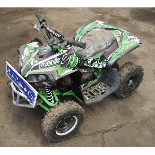 214 - Race X kids quadbike, as new