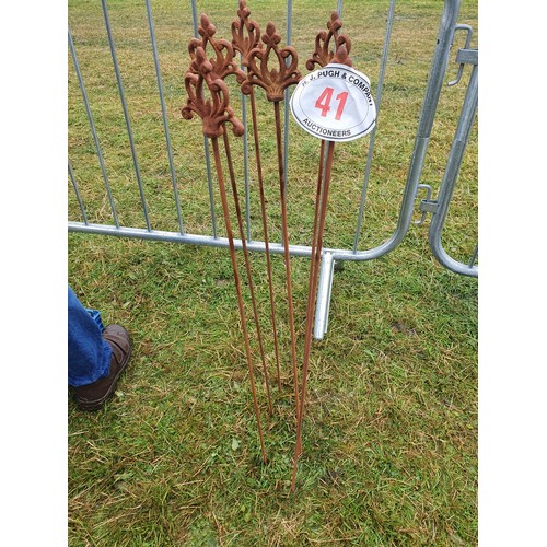 41 - Steel plant stakes 42