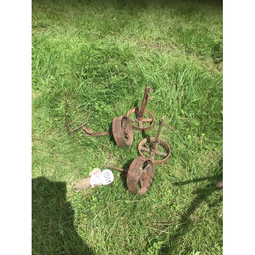 Vintage cast wheels