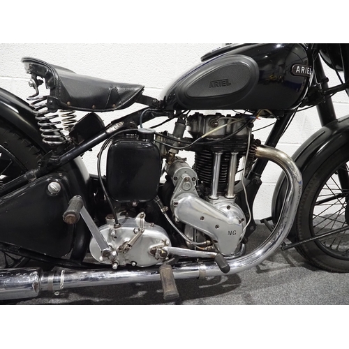 867 - Ariel NG motorcycle, 1949, 349cc.
Frame no. RF42341
Engine no. DJ22824
Runs and rides, MOT until 13/... 