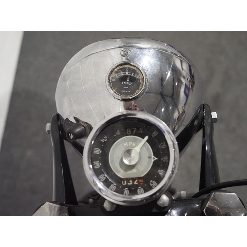 868 - Triumph Tiger 100SS motorcycle, 1962, 500cc
Frame no. 30080
Engine no. H700121
Runs and rides, had a... 