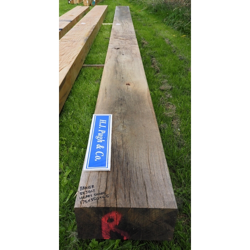 1011 - Oak beam 6.8m x 350x175