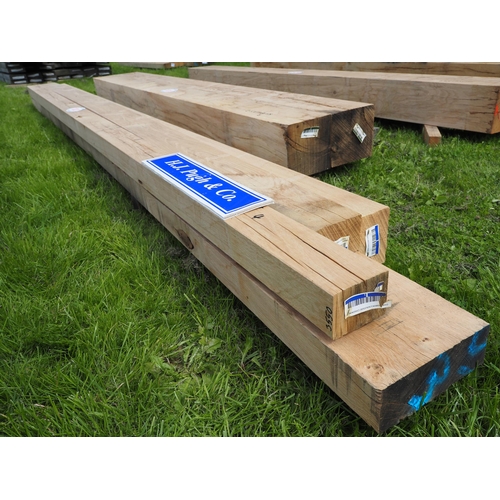 1022 - Oak timbers, average 3.6m - 4