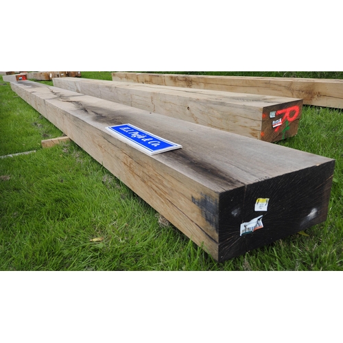 1031 - Oak beam 7.1m x350x175