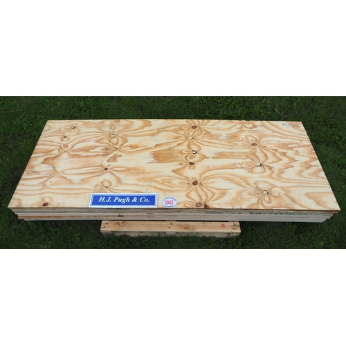 1042 - Plywood sheets 2.3m x 850x15 - 20