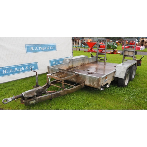 1507 - Indespension 10ft twin axle trailer, type V15