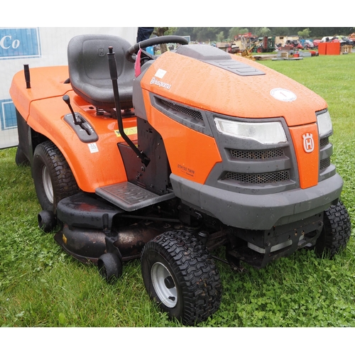 1 - Husqvarna CTH twin 150 ride on. Non runner. Key in office