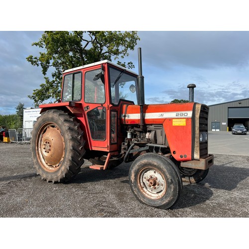 Massey Ferguson 290 tractor. 1982. Runs and drives. 1723 hours showing ...