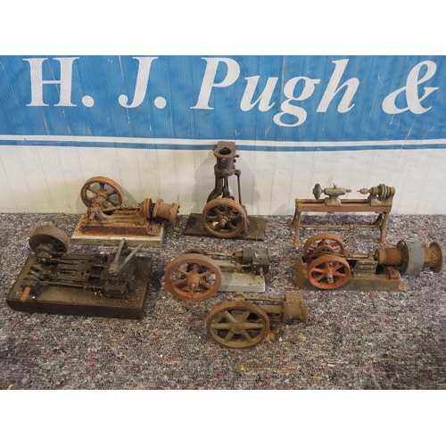 179 - Model steam engine parts