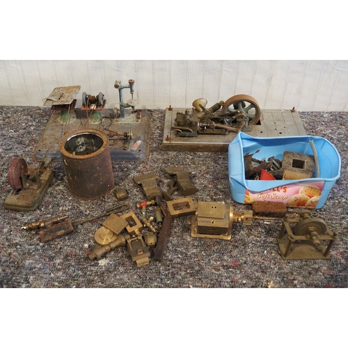 180 - Model steam engine parts to include Willesco