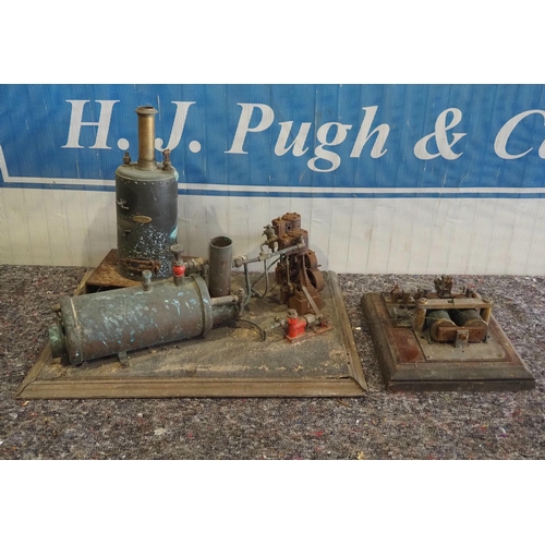 181 - Model steam engine parts