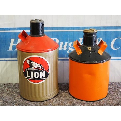 234 - Metal fuel cans - 2