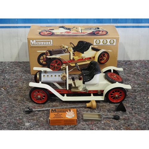 246 - Mamod steam roadster car in original box