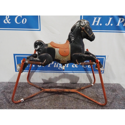 Tin rocking sales horse