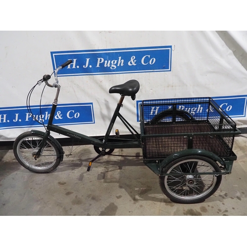 pashley heavy duty tricycles Pashley Loadstar fixed gear tricycle with mesh storage basket