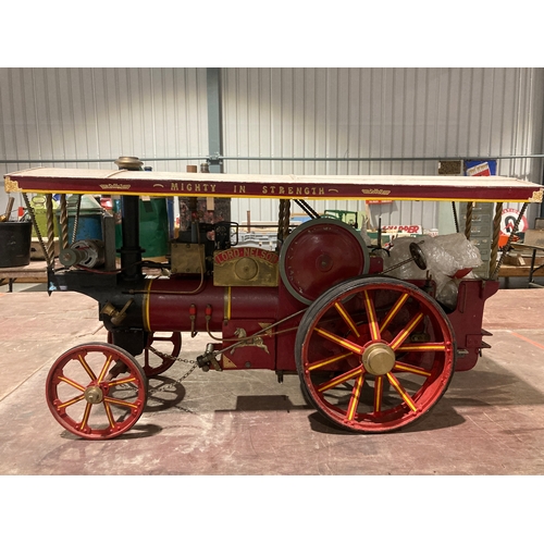 261 - Lord Nelson miniature scale steam engine. 32”x 16”. Requires attention