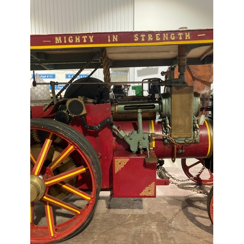 261 - Lord Nelson miniature scale steam engine. 32”x 16”. Requires attention