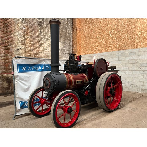 179 - Wallis & Steevens steam tractor. 4 Tonne. 3HP. Fully restored. Started its life as a steam roller un... 