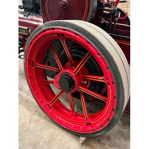 179 - Wallis & Steevens steam tractor. 4 Tonne. 3HP. Fully restored. Started its life as a steam roller un... 