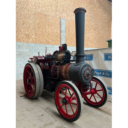 179 - Wallis & Steevens steam tractor. 4 Tonne. 3HP. Fully restored. Started its life as a steam roller un... 