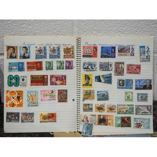 235 - Stamps from around the world to include South Africa, Australia, Spain, USA and Italy