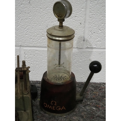 88 - Omega pressure tester, plating machine and shop till