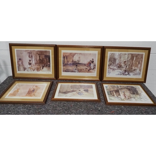 295 - Framed Sir William Russell Flint prints - 6