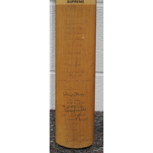 276 - Duncan Fearnley cricket bat signed by Australia, England, West Indies and Warwickshire during 1983 W... 